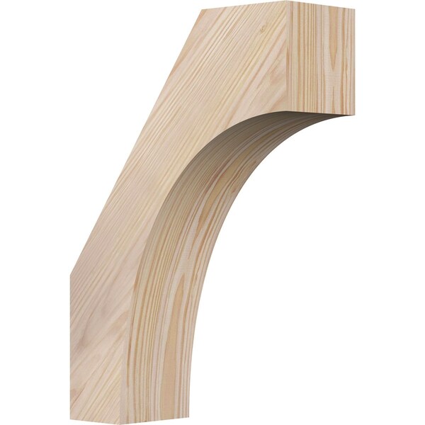 Ekena Millwork 3 1/2"W x 10"D x 14"H Westlake Smooth Knee Brace, Douglas Fir BRC04X10X14WTL00SDF - main
